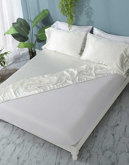 19 Momme Silk Fitted Sheet (1 pcs) (T)